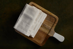 Wooden Tray with 4 Napkins