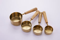 Brass Coated Measuring Cups Sets