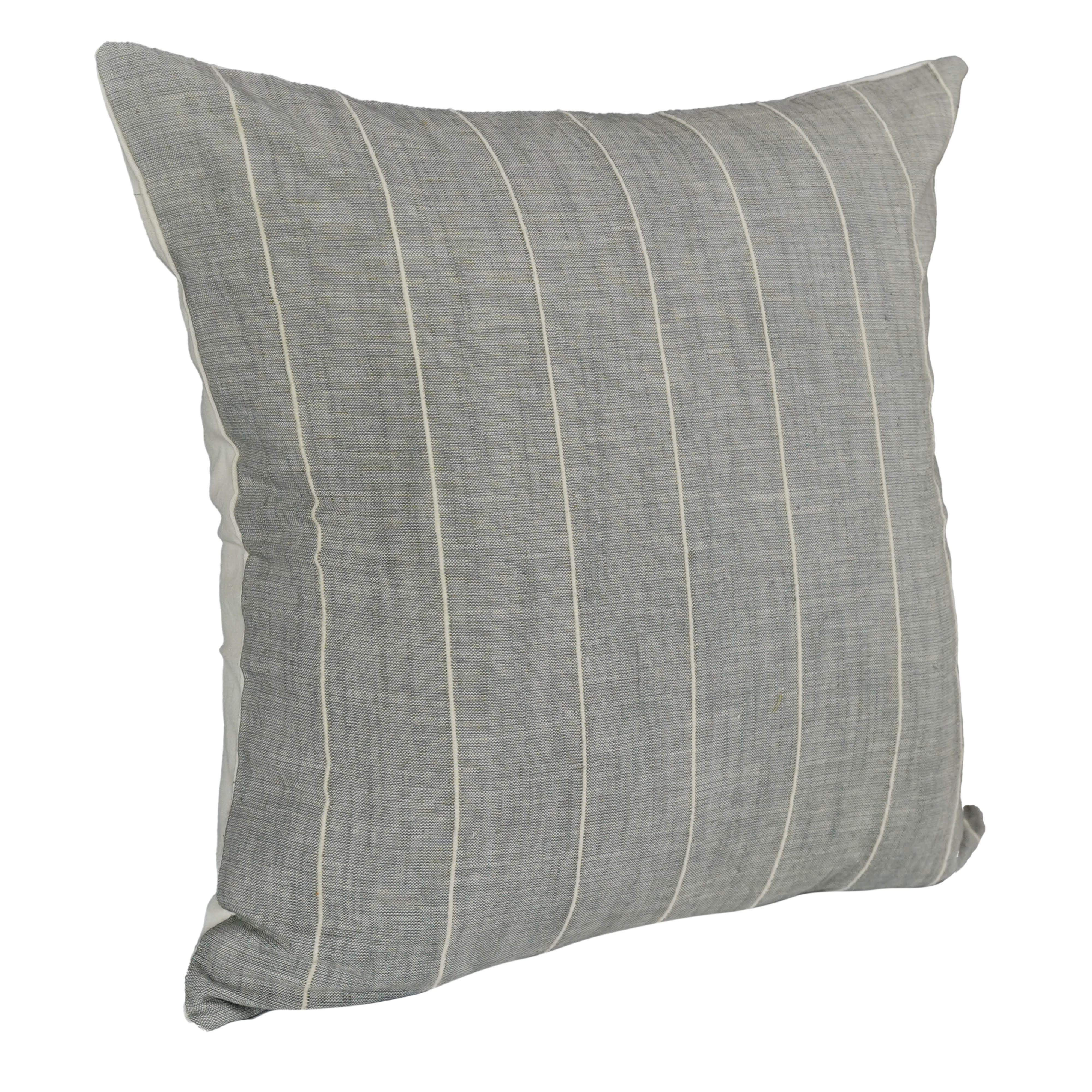 Cozy Cotton Slub Throw with Pillow Cover